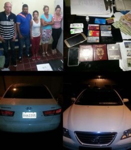 Detienen a cuatro sudamericanos y un dominicano por robo de mercancías en tienda de Bonao 