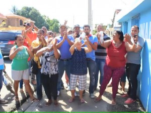Protestan en Villa La Mata