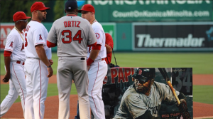 Angelinos realizan pintoresco homenaje a David Ortiz