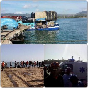 Rescatan tripulantes de embarcación hundida en Puerto Plata