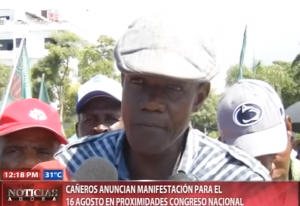 Cañeros anuncia manifestación para 16 agosto en proximidades Congreso Nacional