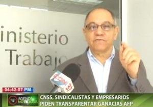 CNSS, sindicalistas y empresarios piden transparentar ganancias AFP