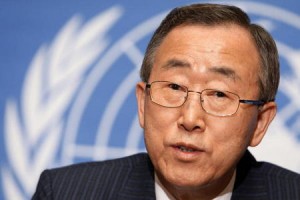 El jefe de ONU visita a su 