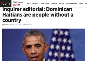 Diario Inquirer: RD deporta de forma deplorable; llama a EEUU a presionar económicamente
