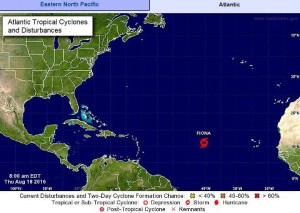 ONAMET vigila tormenta Fiona; temperaturas seguirán calurosas