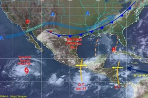 El huracán Orlene se forma en el Pacífico 