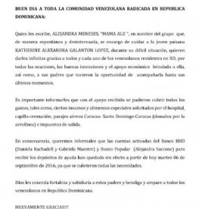 Desestiman cuenta bancaria tras fallecimiento de venezolana