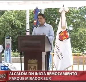 Alcaldía del DN inicia jornada de iluminación y rescate del parque Mirador Sur