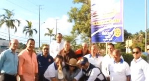 Inician construcción de monumento en la entrada del municipio de Cotuí