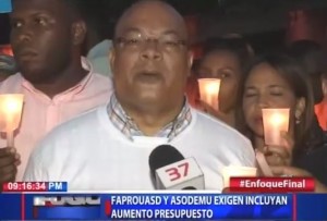 FAPROUASD y ASODEMU exigen incluyan aumento presupuesto