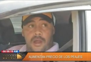 Reacciones negativas este lunes ante aumento precios peajes