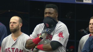 David Ortiz no pudo contener las lágrimas en homenaje a José Fernández