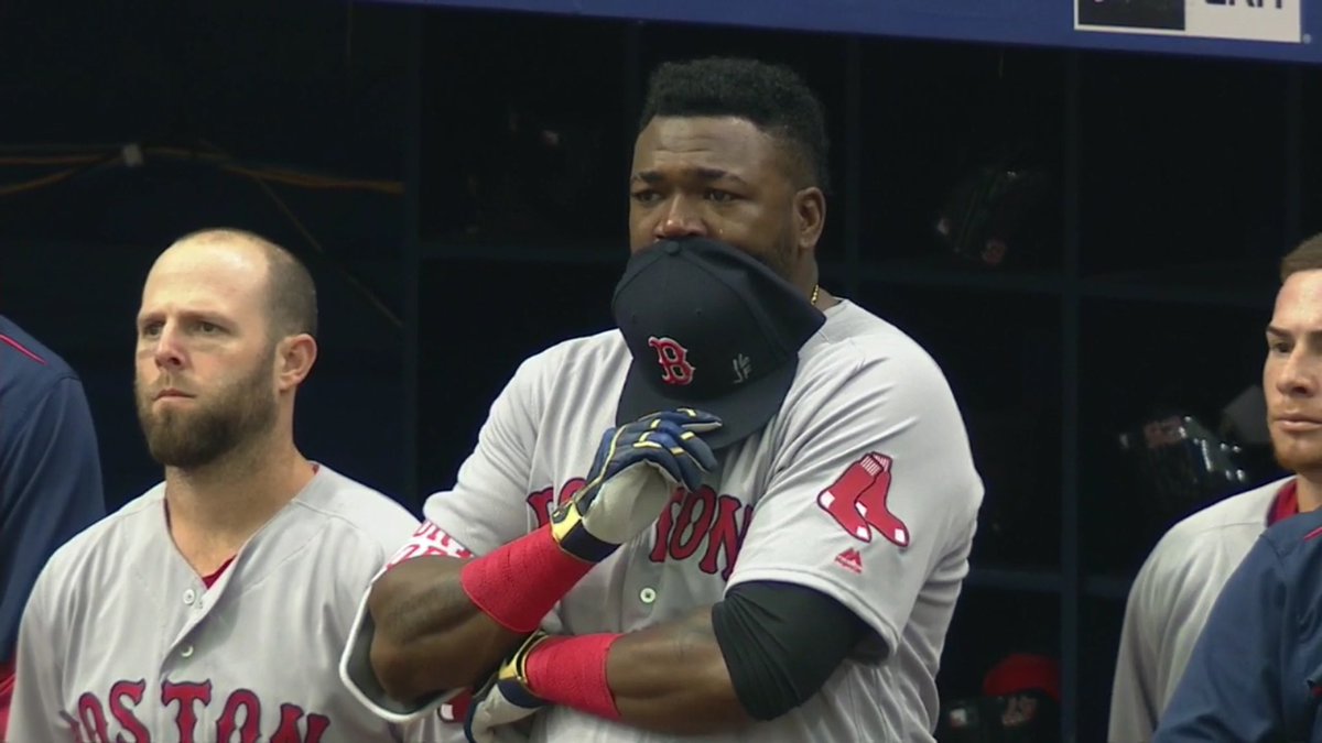 David Ortiz no pudo contener las lágrimas en homenaje a José Fernández