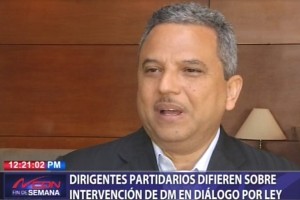 Dirigentes partidarios difieren sobre intervención de Medina en diálogo por ley 