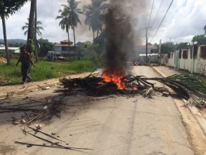 Protestan en Las Terrenas en demanda de nuevo hospital