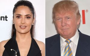 Salma Hayek dice que Donald Trump la invitó a salir a pesar de que ella tenía novio
