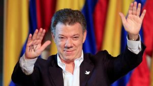 Presidente de Colombia Santos gana el Nobel de la Paz 