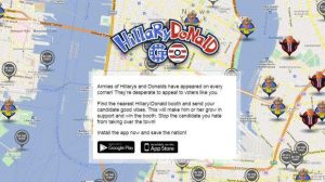 No más Pokémon Go, la App HillaryDonald Go llegó para quedarse