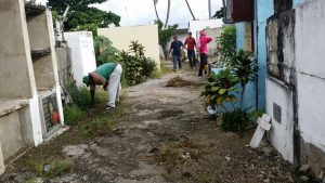 Acondicionan cementerio municipal en Las Terrenas previo a Día de los Fieles Difuntos 