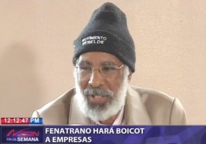 Juan Hubieres anuncia boicot a varias empresas