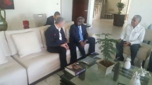 Ministro MOPC coordina en Haití salida de brigada RD