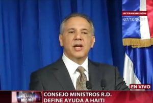 Gobierno RD anuncia medidas de ayuda a Haití
