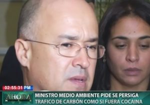 Ministro Medio Ambiente pide se persiga tráfico de carbón como si fuera cocaína
 
