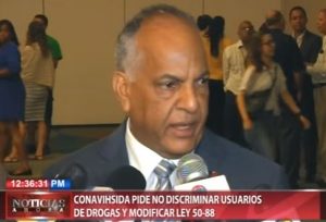 CONAVIHSIDA pide no discriminar usuarios de drogas y modificar ley 50-88