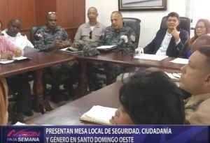 Presentan mesa local de seguridad, ciudadanía y género en SDO