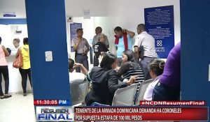 Teniente Armada Dominicana demanda dos coroneles por supuesta estafa de RD$100 mil
