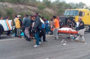 Perece anciana de 92 años en accidente de tránsito en Loma de Cabrera 
