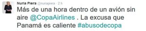 Nuria es tendencia en Twitter tras quejarse de servicio en línea aérea 