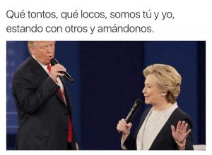 Mientras Trump y Clinton chocan por escándalos, los MEMES del debate divierten la red
