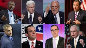 Los nombres que evalúa Donald Trump para los cargos más importantes del nuevo Gobierno