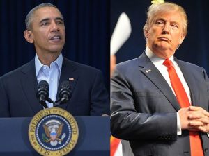 Donald Trump llega a Washington para reunirse con Obama en la Casa Blanca
