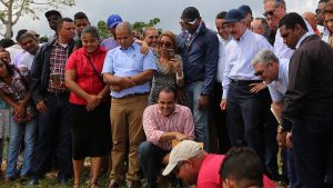 Presidente Medina realiza visita sorpresa a Copeyito, Nagua