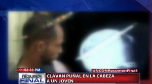 Propinan estocada en la cabeza a un joven