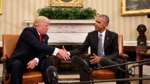 Donald Trump a Barack Obama: 