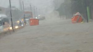 Lluvias inundan localidades de Puerto Plata