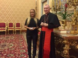 Lilian Tintori le pidió al papa Francisco 