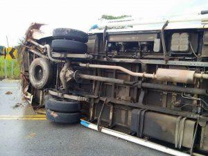 Se registra accidente en la carretera Higüey