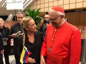 Esposa de Leopoldo López pide libertad para todos los presos políticos en Venezuela
