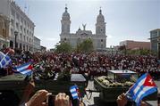 CENIZAS DE FIDEL CASTRO LLEGAN A SANTIAGO DE CUBA