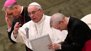El papa Francisco denunció 