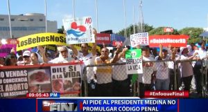 AI pide al presidente Medina no promulgar Código Penal 