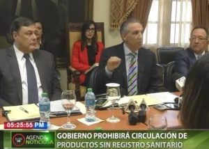 Gobierno prohibirá circulación de productos sin registro sanitario