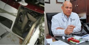 Autoridades investigan accidente de avioneta en que murió cirujano