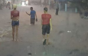 Más de dos mil familias afectadas en Moca por fuertes lluvias 