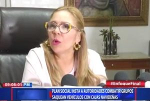 Presidenta Plan Social insta a las autoridades combatir grupos “moscas”