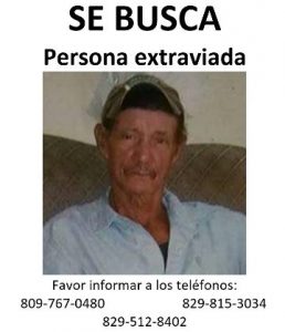 Buscan señor de 87 años que padece Alzheimer 